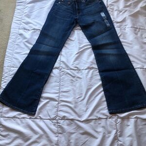 Lucky Brand Dark Blue Flare Jeans